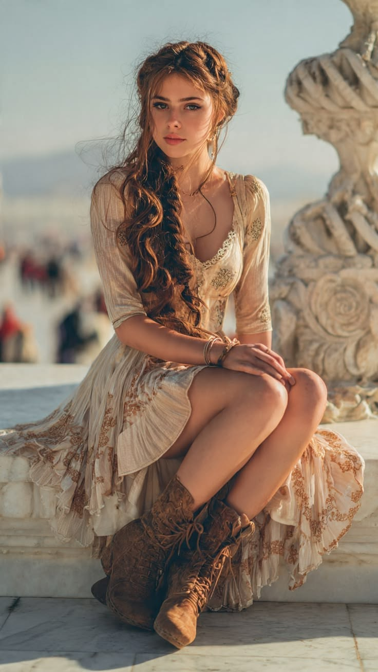 The Tiered Lace Dress — Modern · Prairie